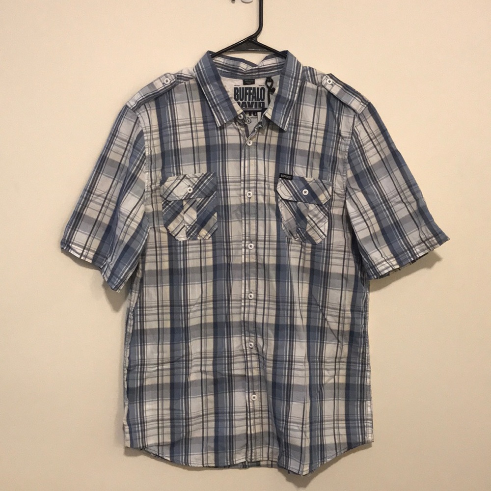 Buffalo David Britton Short Sleeve Shirt Large